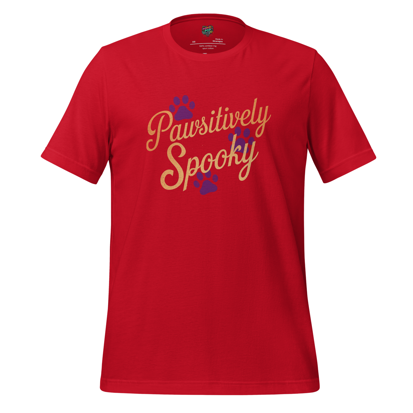 Pawsitively Spooky shirt Red