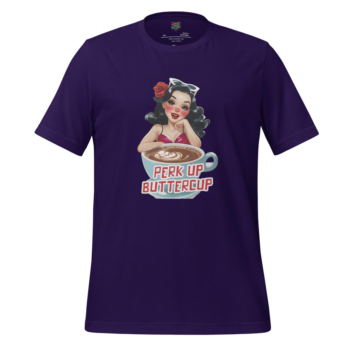 Perk Up Buttercup Shirt Team Purple