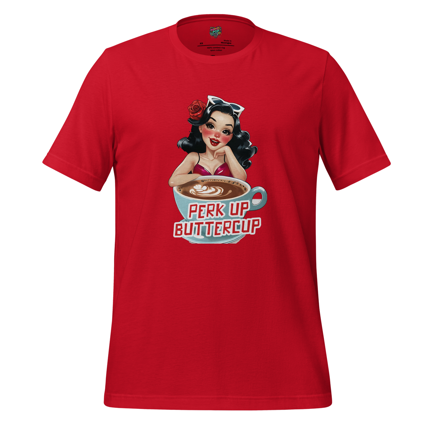 Perk Up Buttercup Shirt Red