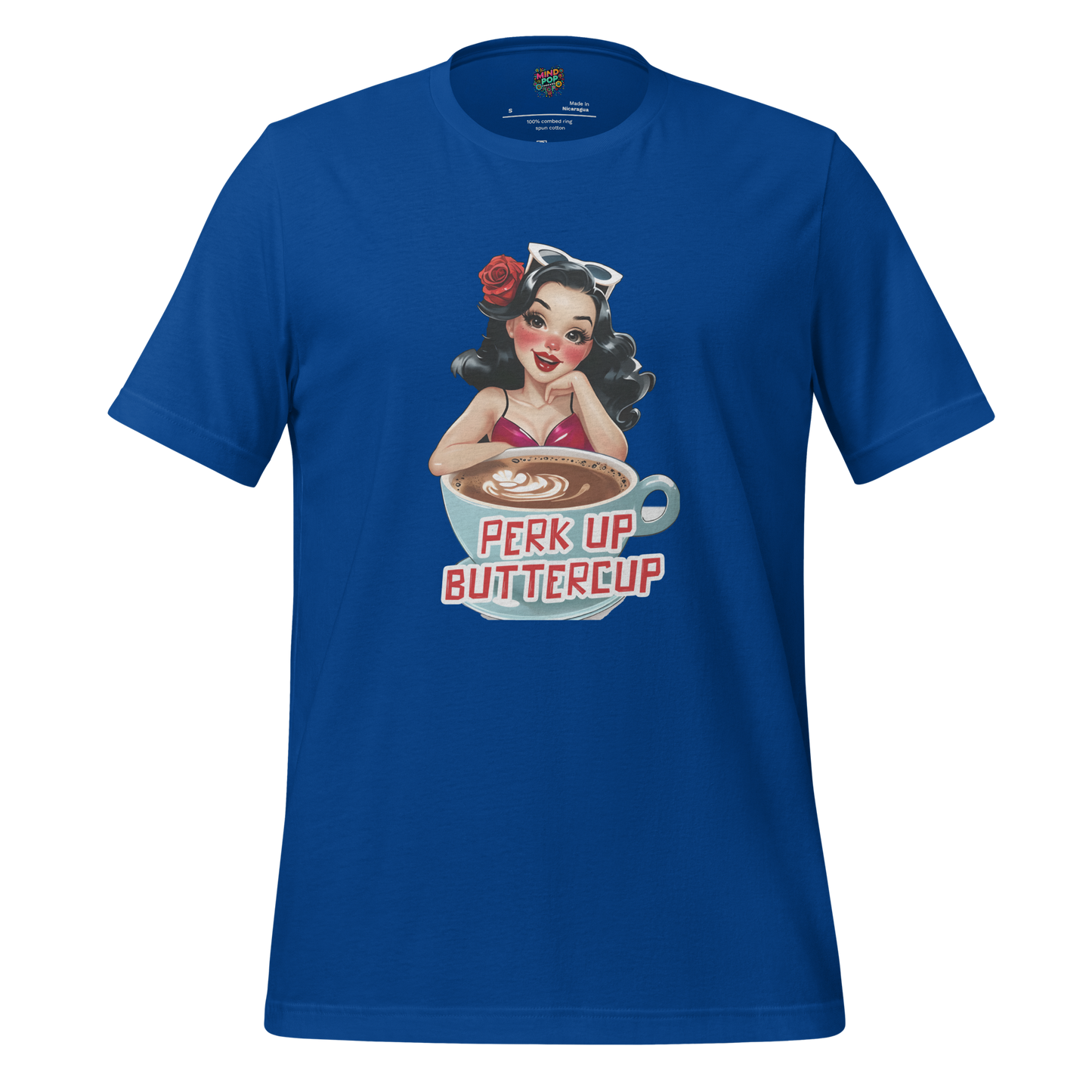 Perk Up Buttercup Shirt True Royal