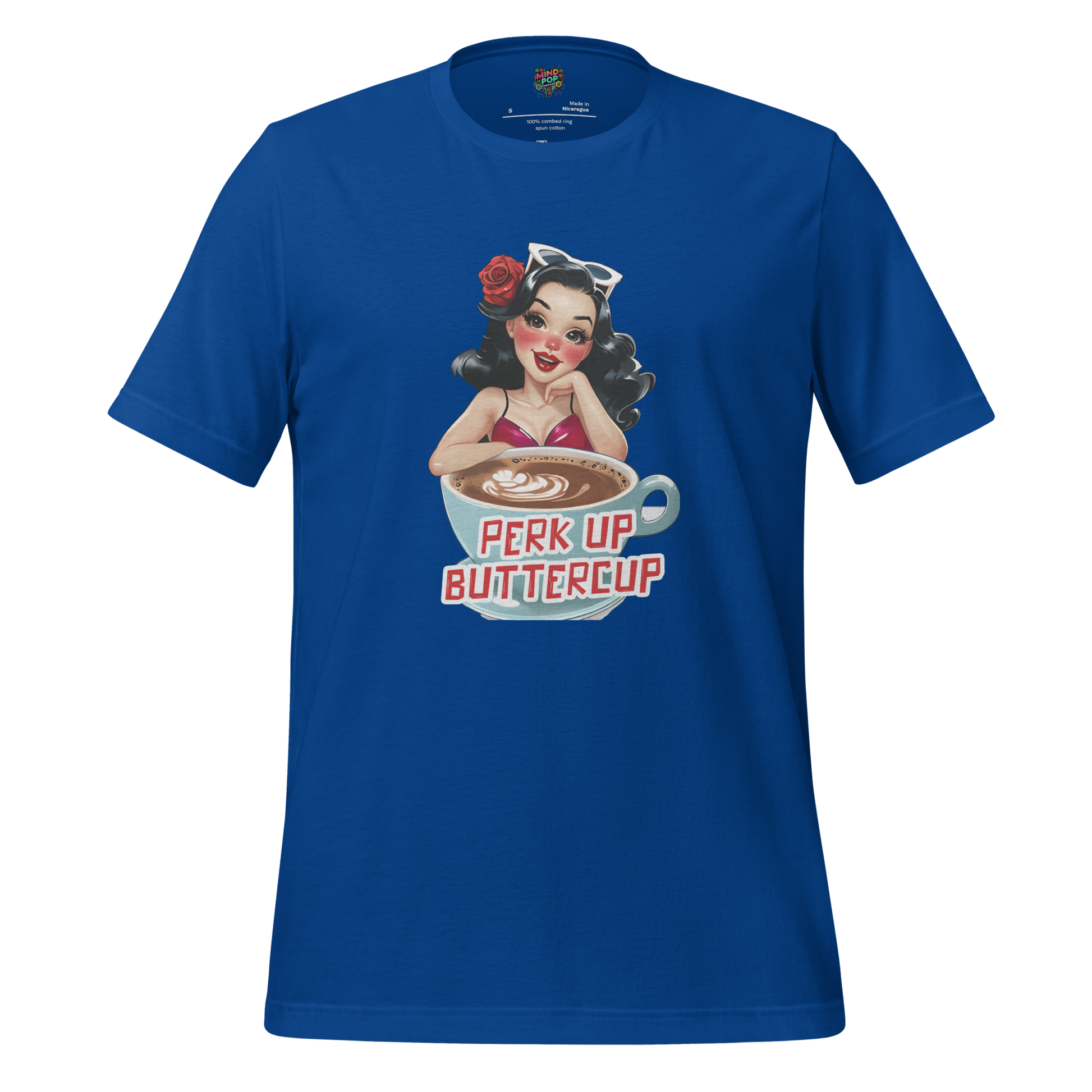 Perk Up Buttercup Shirt True Royal