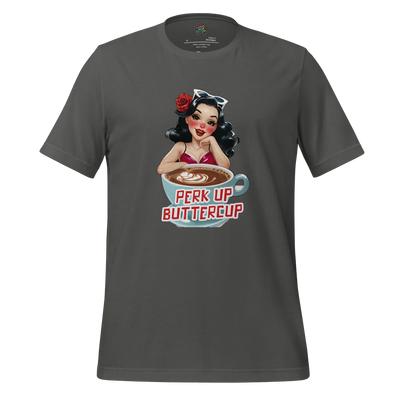 Perk Up Buttercup Shirt Asphalt