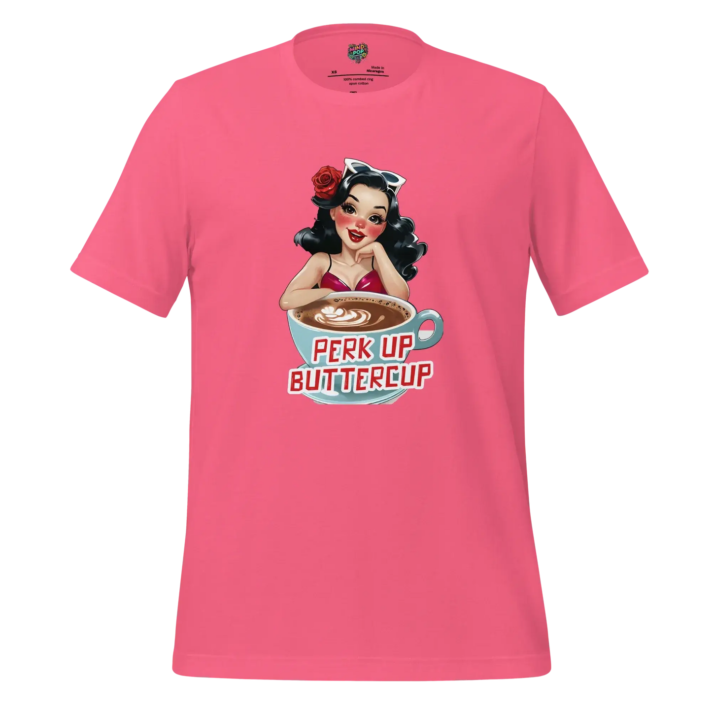 Perk Up Buttercup Shirt Charity Pink