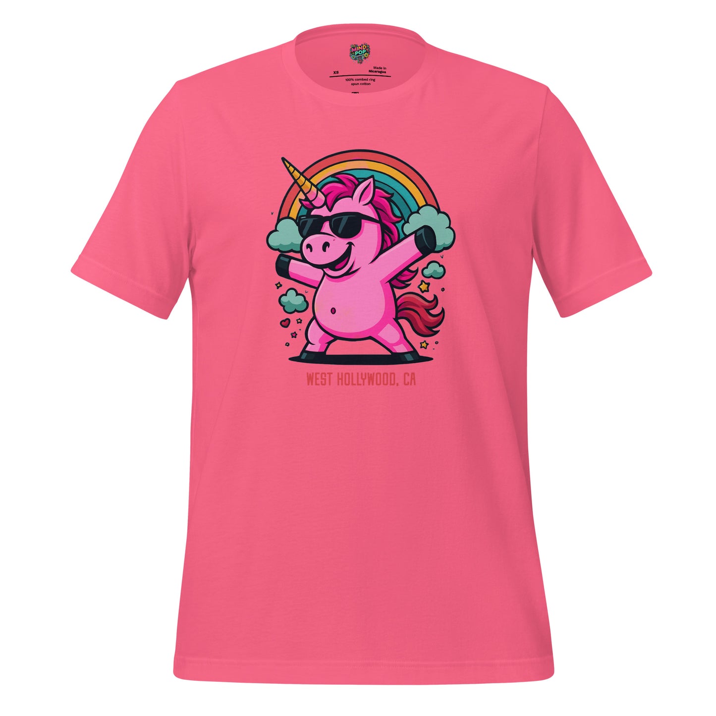 Pink Unicorn Rainbow Shirt Charity Pink