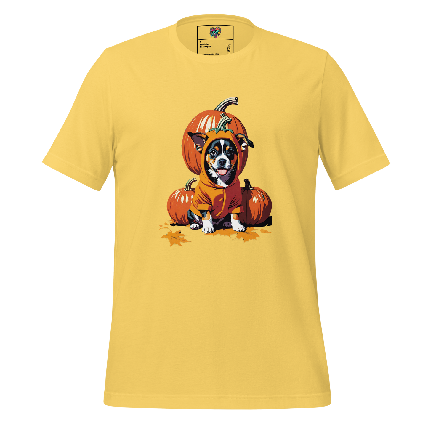 Punkin’ Patch Pup Shirt Yellow