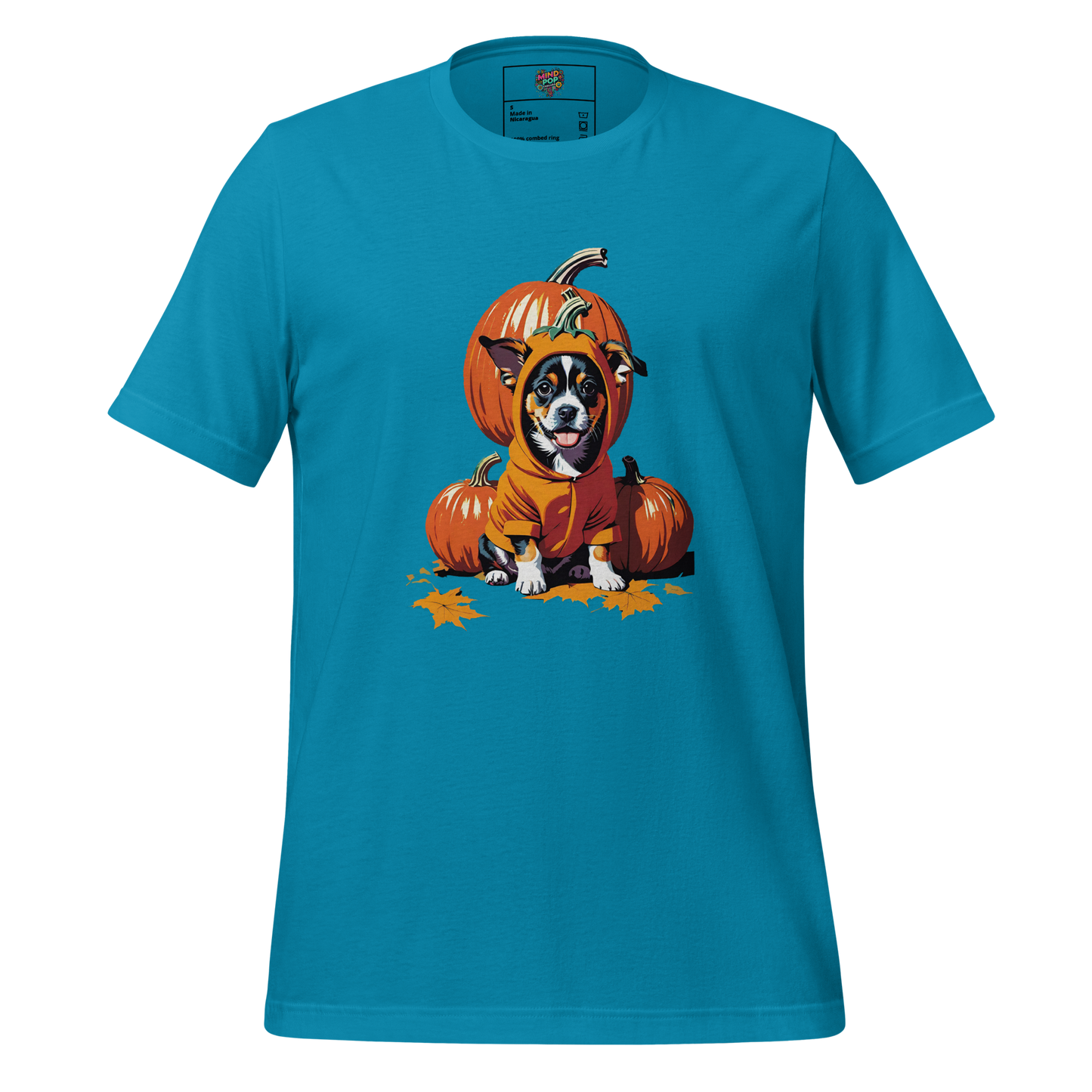 Punkin’ Patch Pup Shirt Aqua