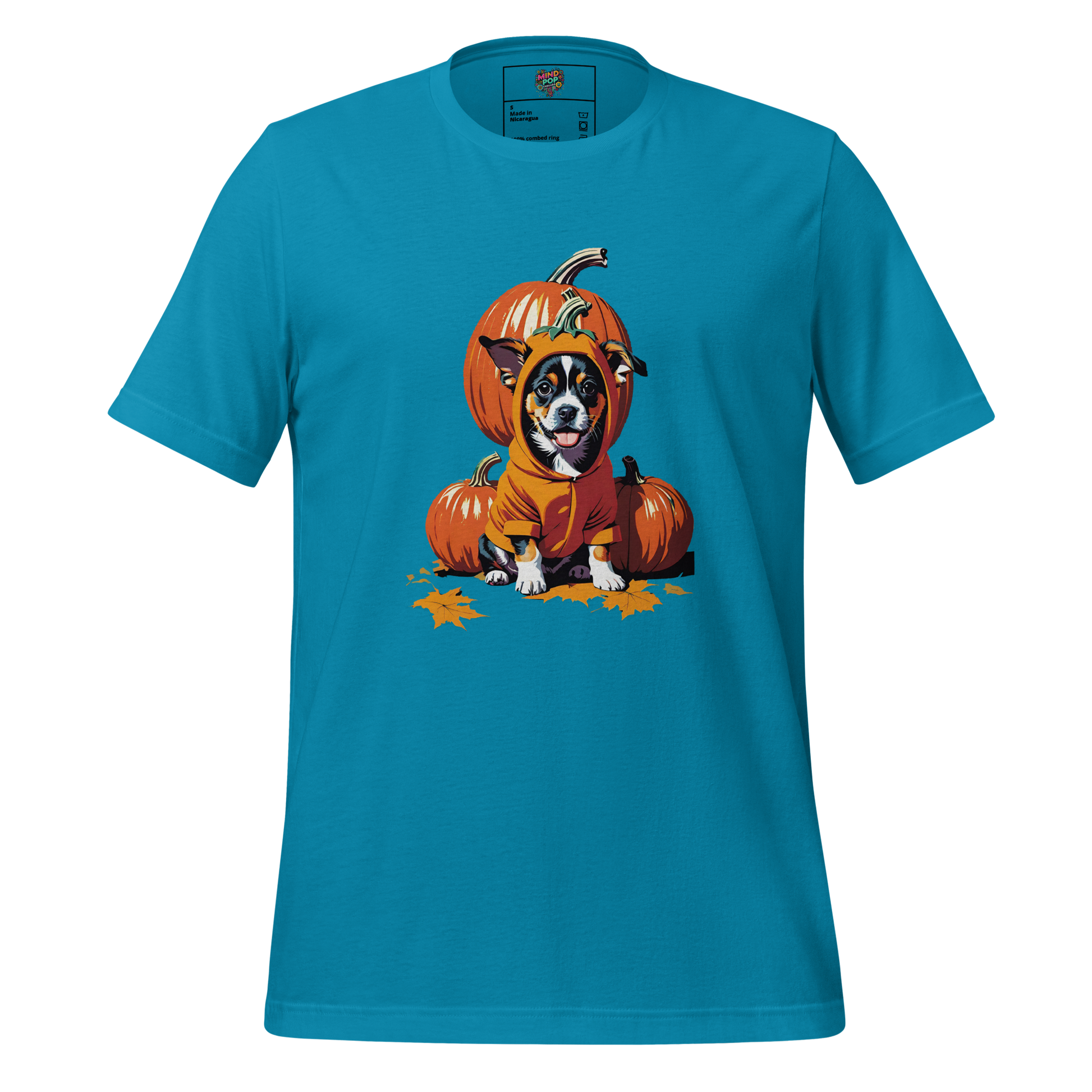 Punkin’ Patch Pup Shirt Aqua