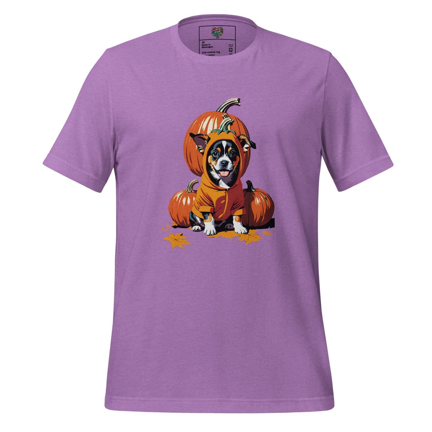 Punkin’ Patch Pup Shirt Heather Team Purple