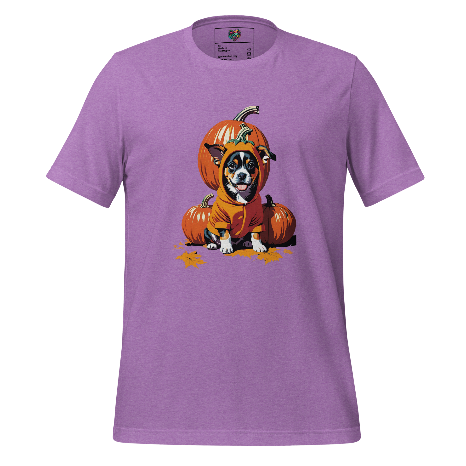 Punkin’ Patch Pup Shirt Heather Team Purple