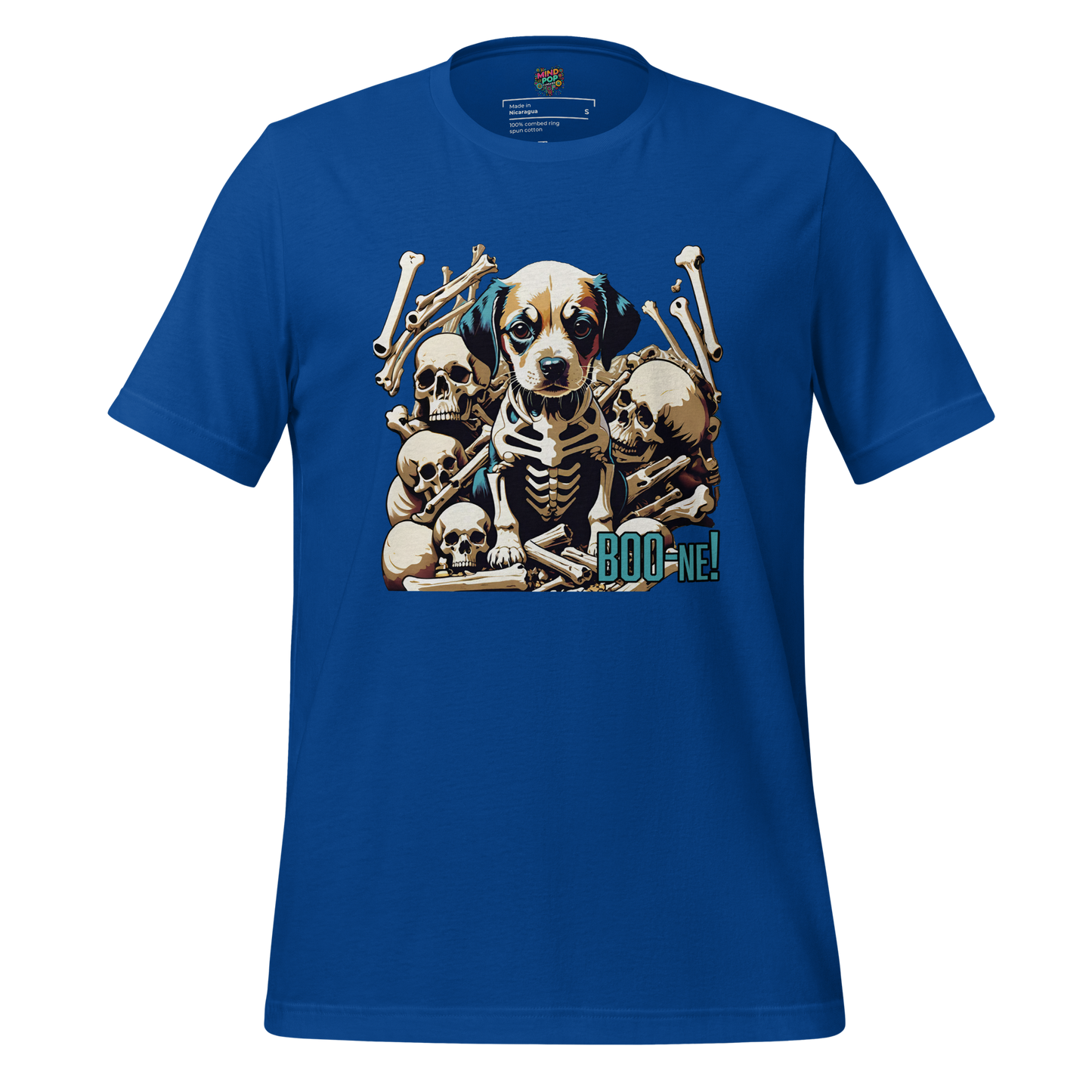 Puppy Bone Yard Shirt True Royal