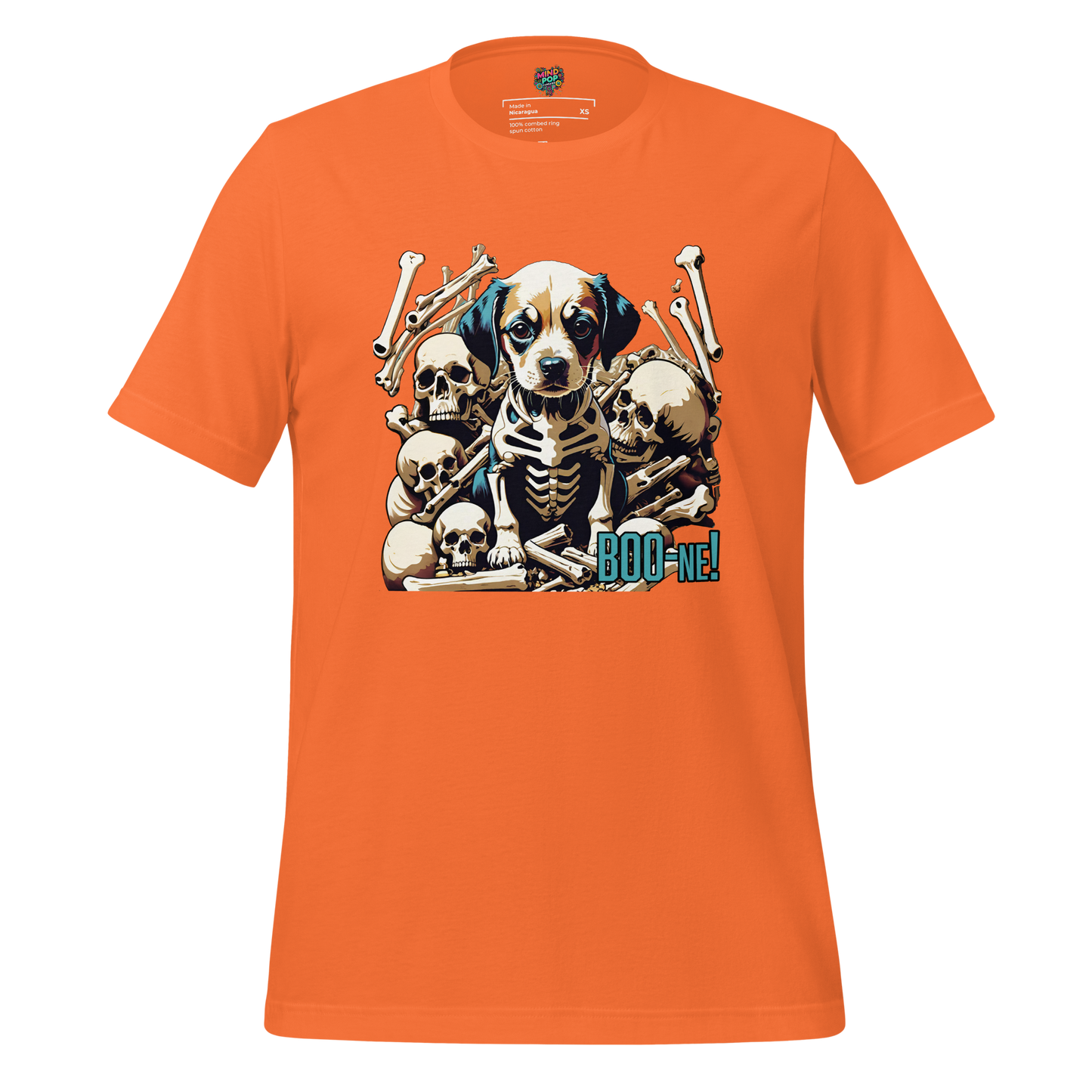 Puppy Bone Yard Shirt Orange