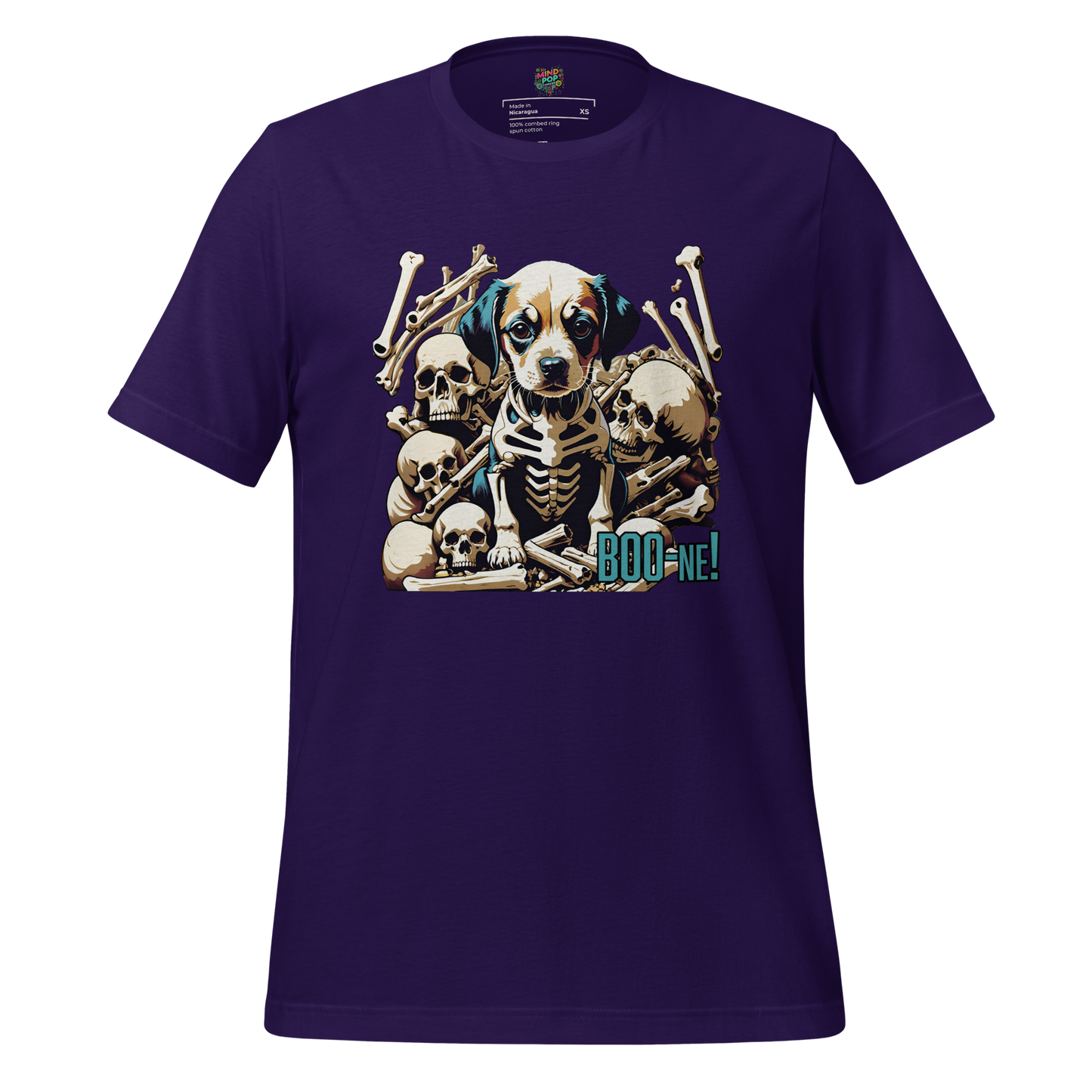 Puppy Bone Yard Shirt Team Purple