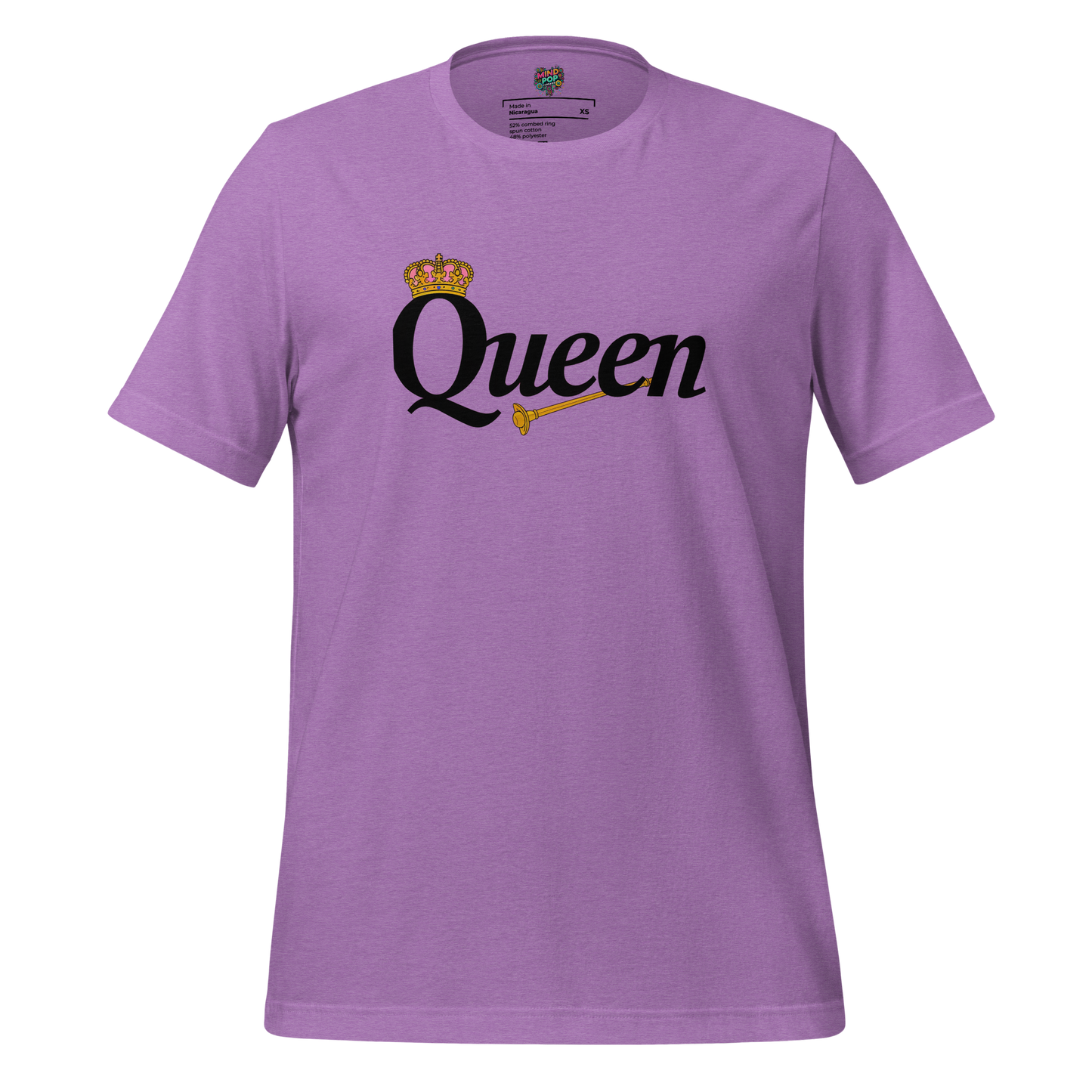 Queen Shirt Heather Team Purple