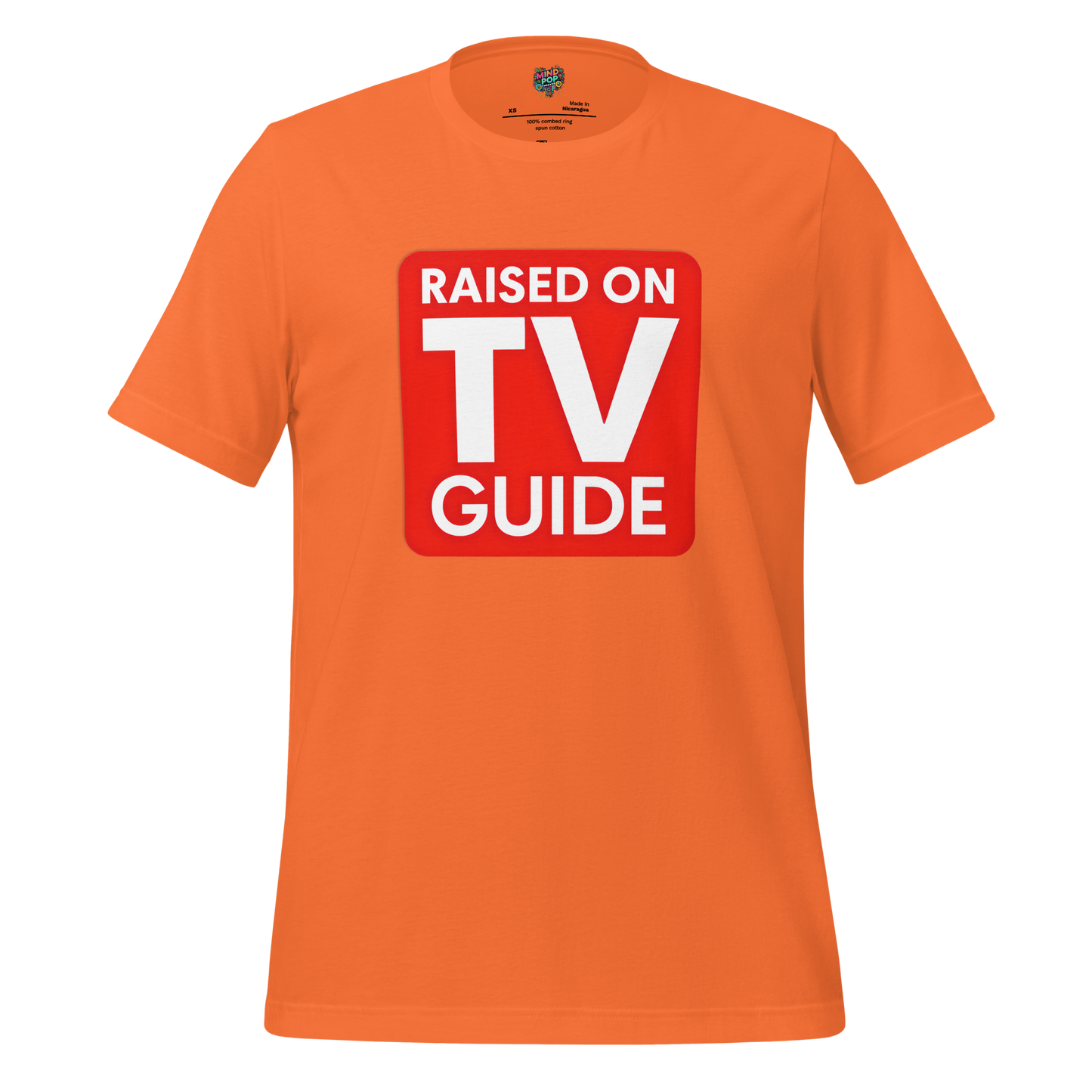 Raised on TV Guide TV Orange