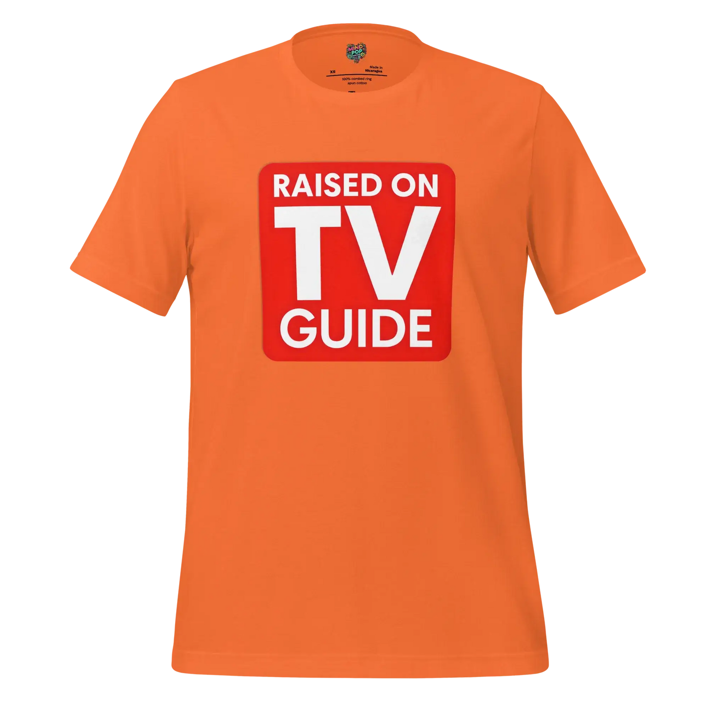 Raised on TV Guide TV Orange