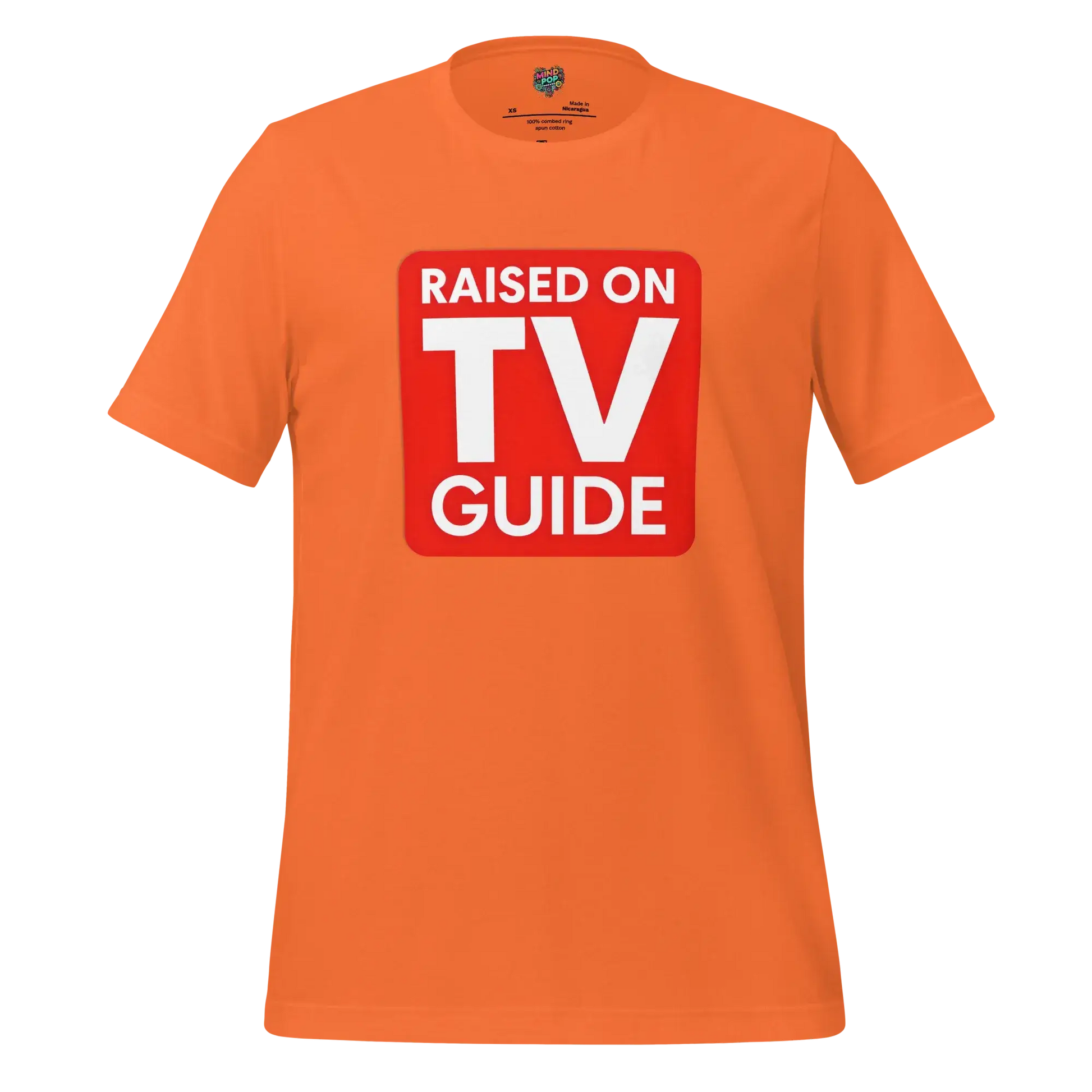 Raised on TV Guide TV Orange