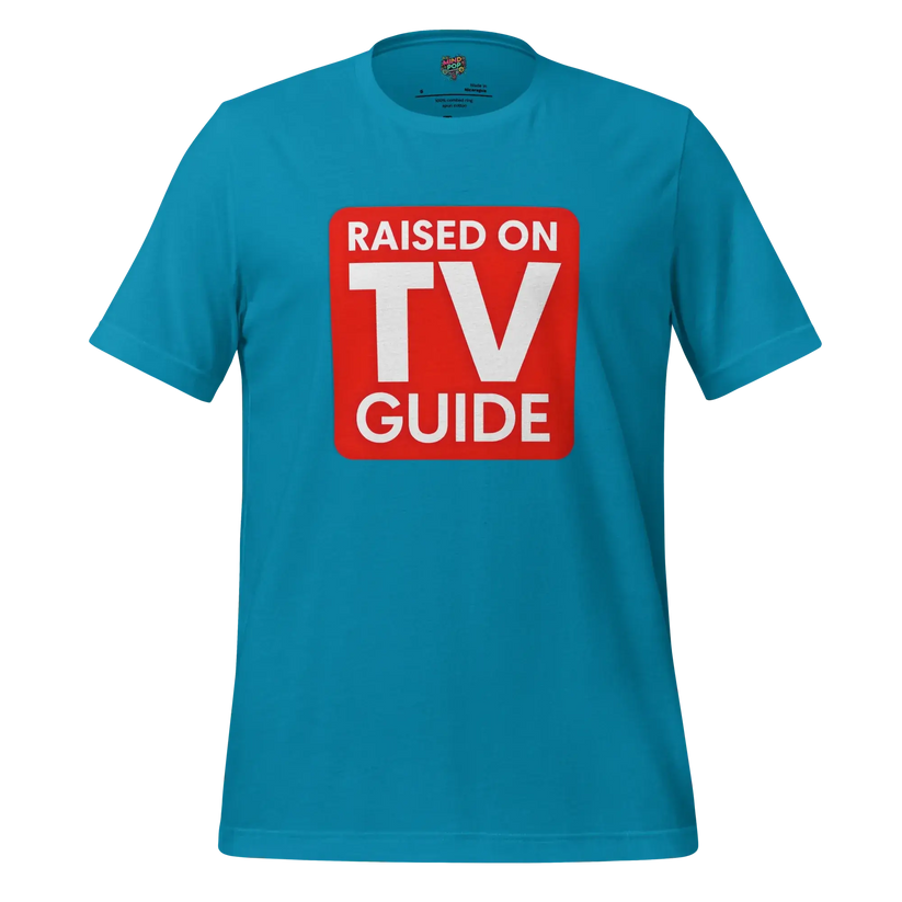 Raised on TV Guide Graphic Tee