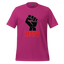 Resist Fist Graphic Tee — Political Protest Shirt Berry