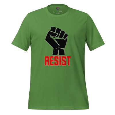 Resist Fist Graphic Tee — Political Protest Shirt Leaf