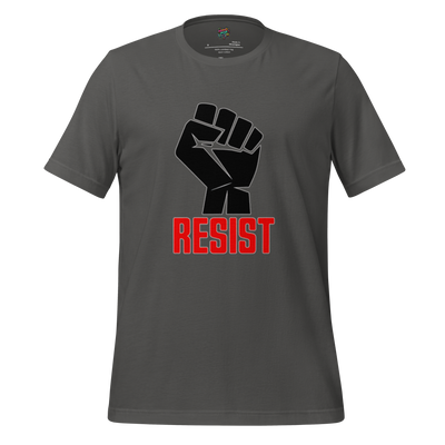 Resist Fist Graphic Tee — Political Protest Shirt Asphalt