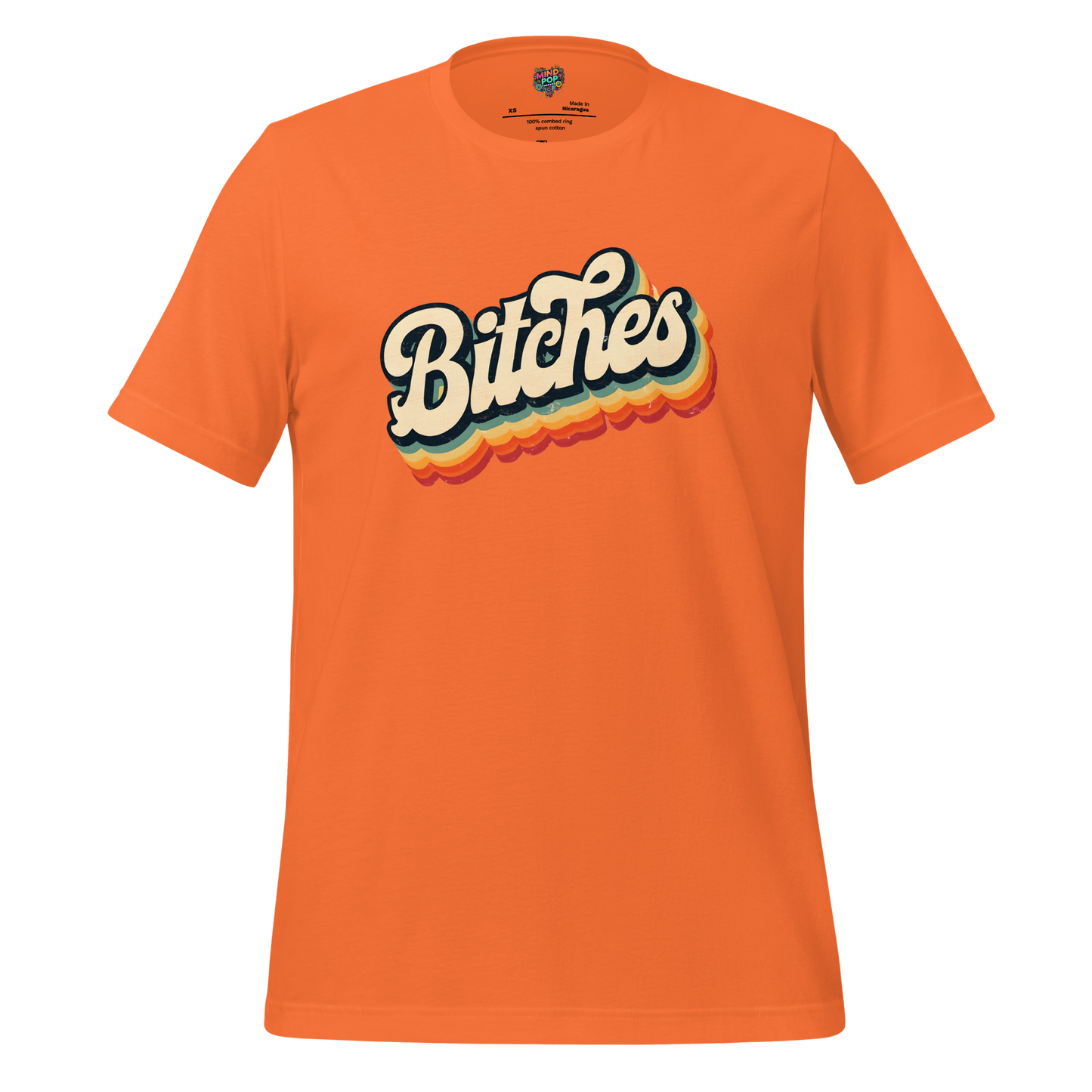 Retro Bitches Shirt Orange