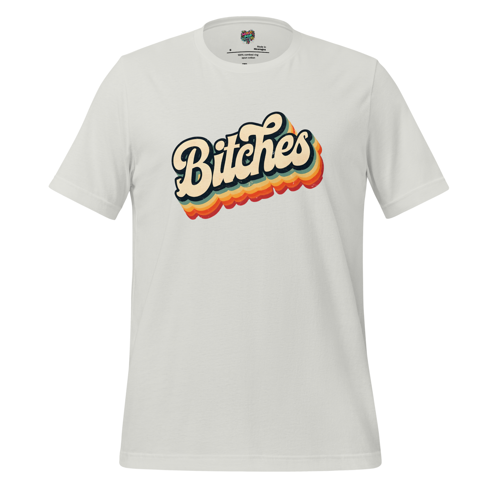 Retro Bitches Shirt Silver