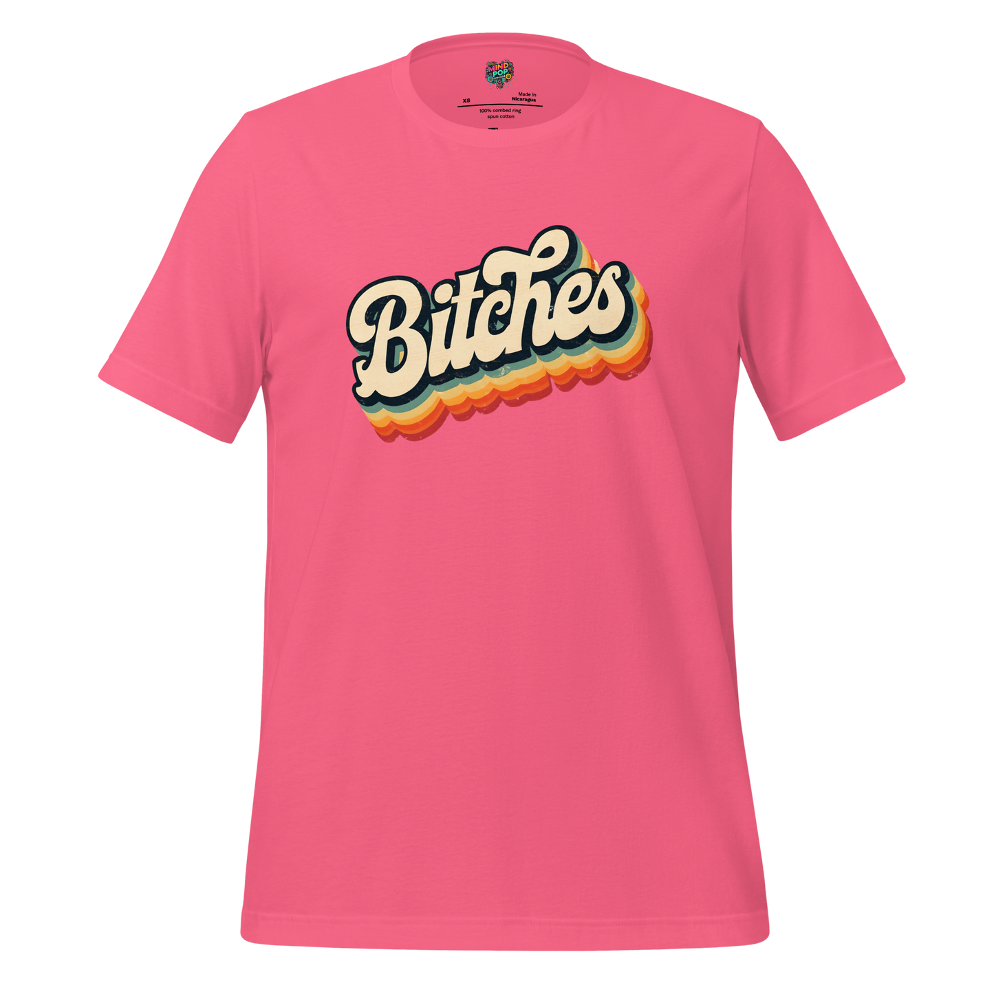 Retro Bitches Shirt Charity Pink