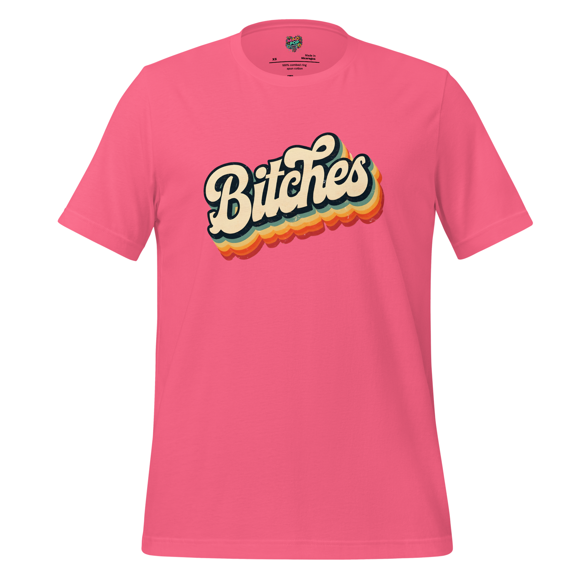 Retro Bitches Shirt Charity Pink