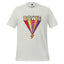 Bowie's Ziggy Stardust Lightning Bolt Tee — 70s Glam Rock Style Silver