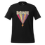 Bowie's Ziggy Stardust Lightning Bolt Tee — 70s Glam Rock Style Vintage Black