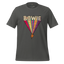 Bowie's Ziggy Stardust Lightning Bolt Tee — 70s Glam Rock Style Asphalt