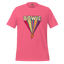 Bowie's Ziggy Stardust Lightning Bolt Tee — 70s Glam Rock Style Charity Pink
