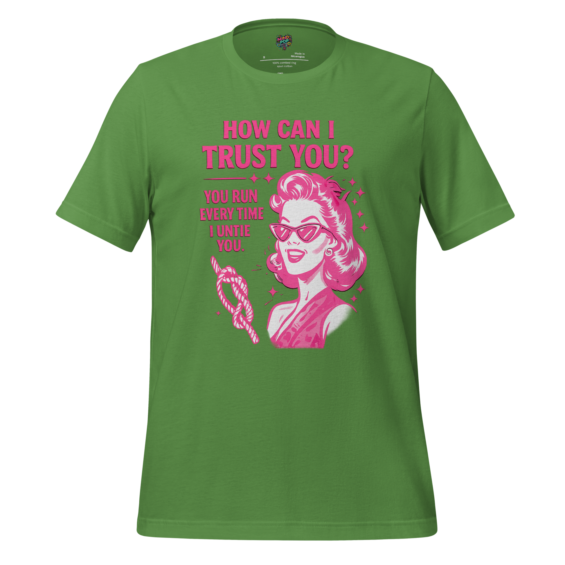 How Can I Trust You Shirt – Retro Sarcastic Graphic Tee Leaf