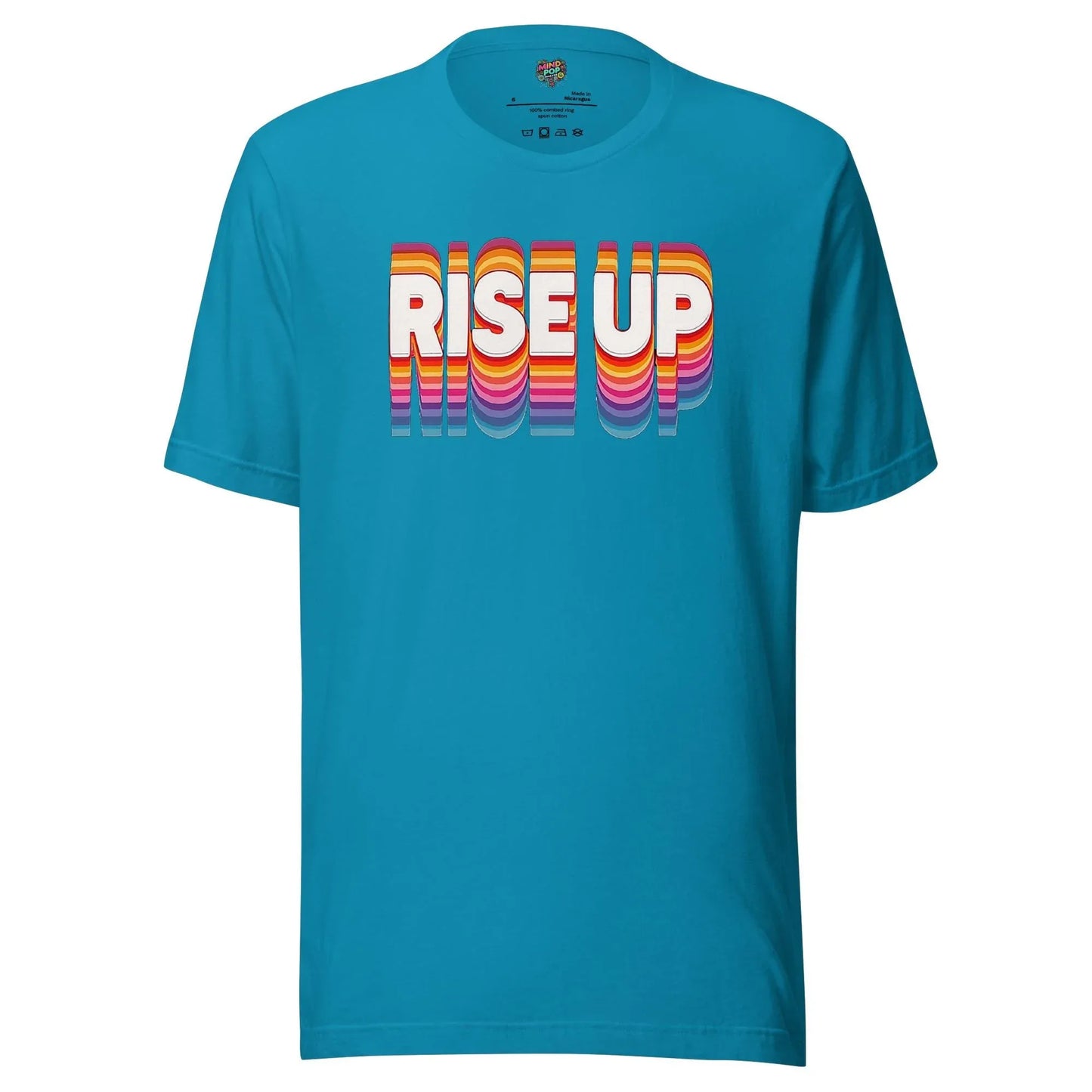 Rise Up Shirt Aqua