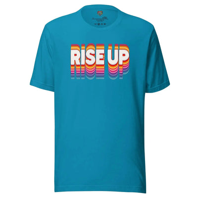 Rise Up Shirt Aqua