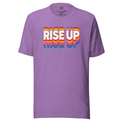 Rise Up Shirt Heather Team Purple