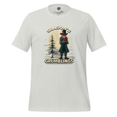 Season’s Grumblings Holiday Tee — Funny Grinch Style Silver