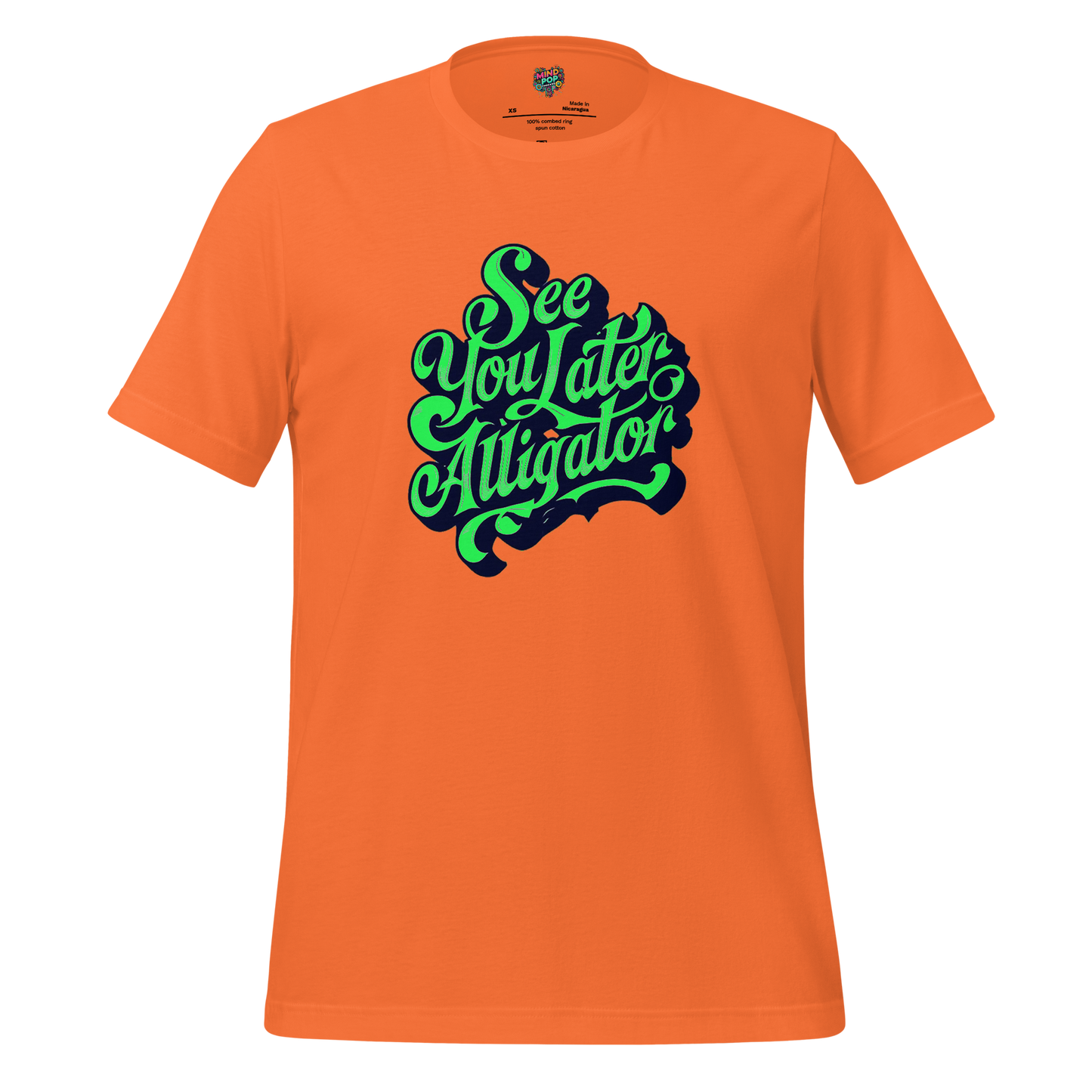 See You Later Alligator Shirt Orange