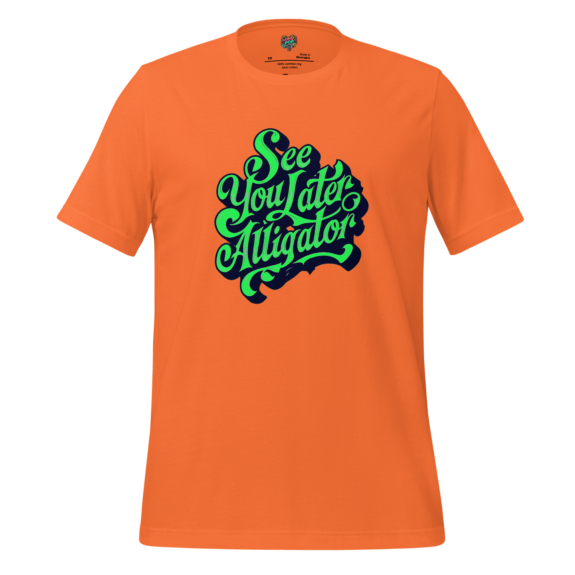 See You Later Alligator Shirt Orange