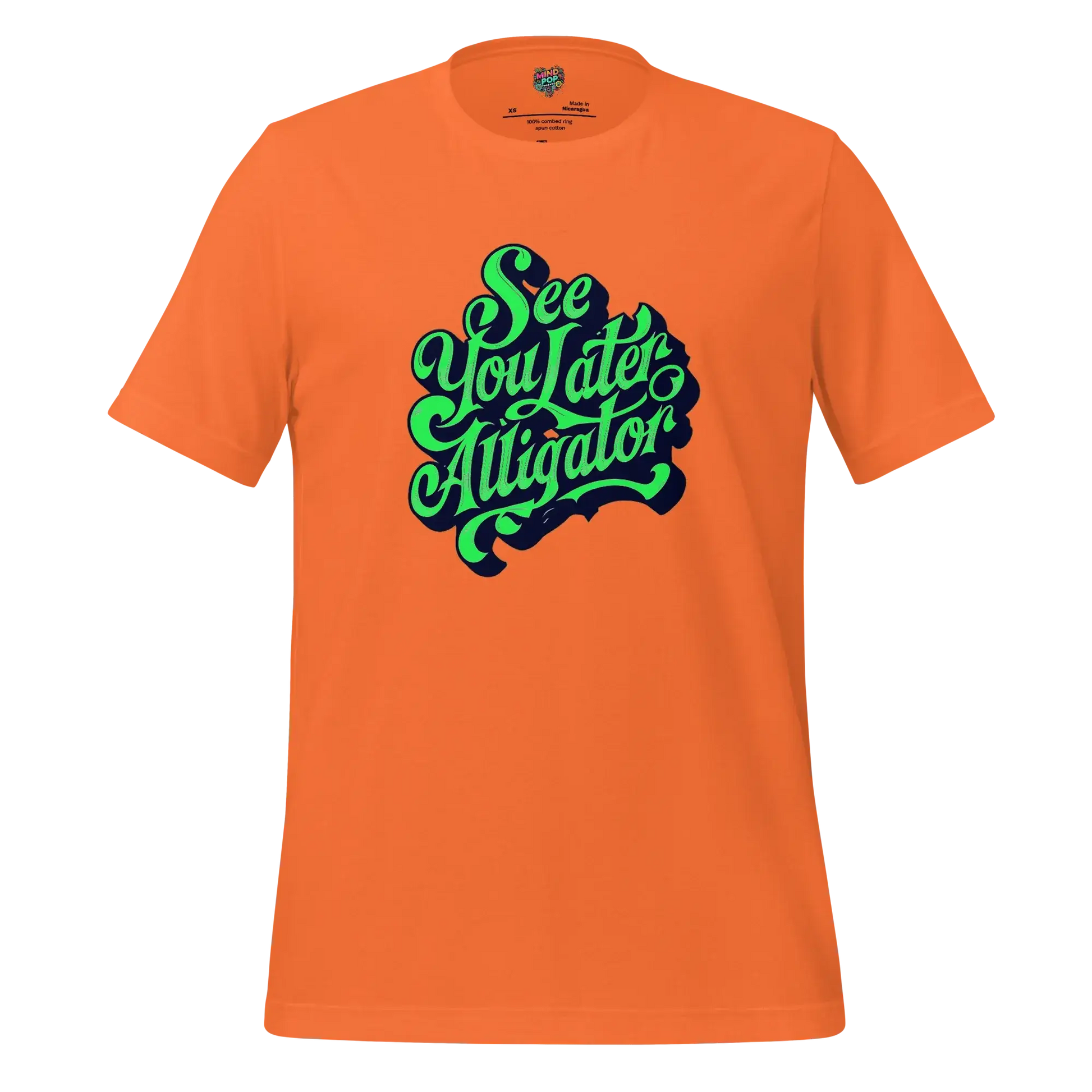 See You Later Alligator Shirt Orange