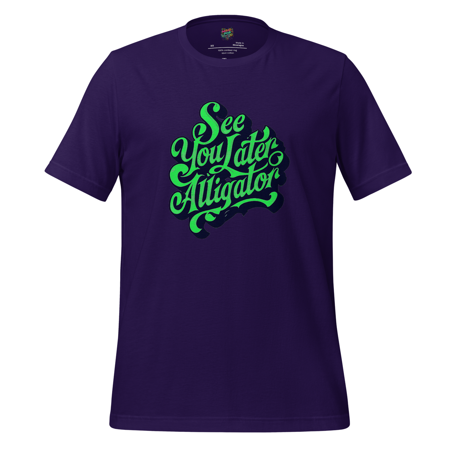 See You Later Alligator Shirt Team Purple
