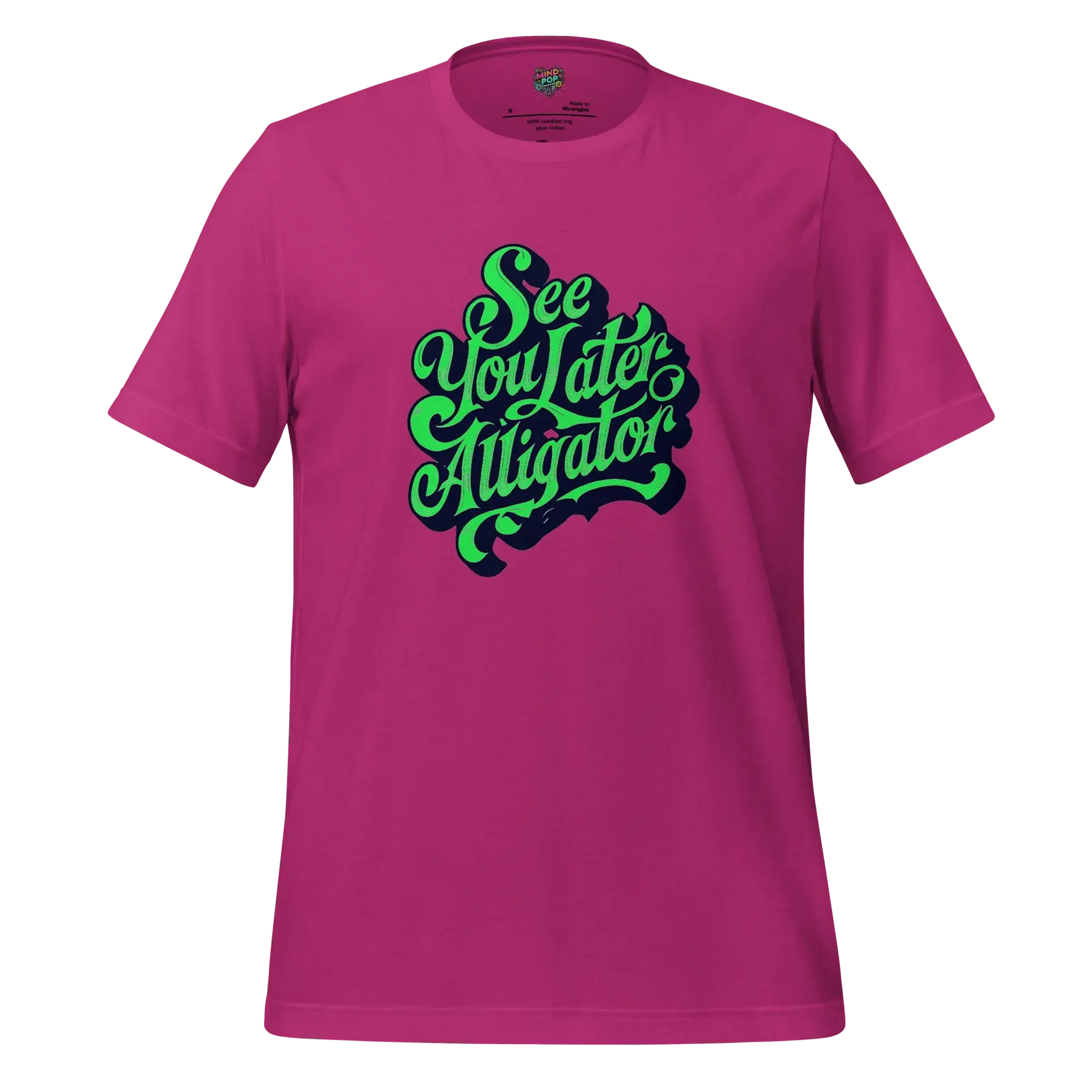 See You Later Alligator Shirt Berry
