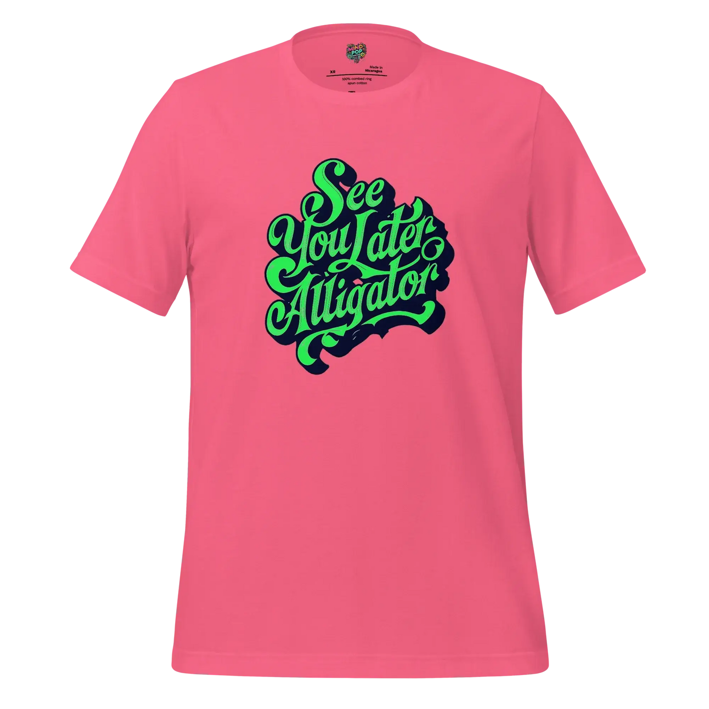 See You Later Alligator Shirt Charity Pink