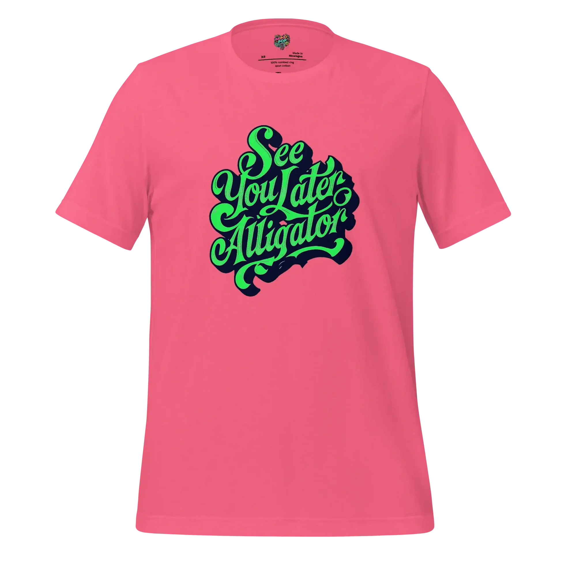 See You Later Alligator Shirt Charity Pink