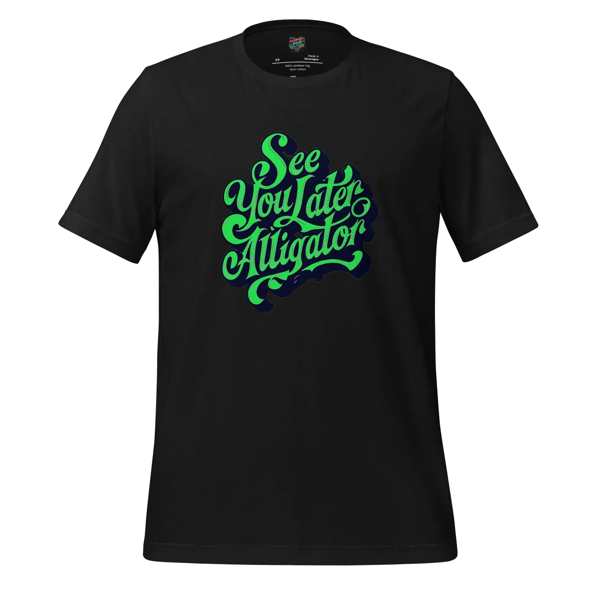 See You Later Alligator Shirt Vintage Black