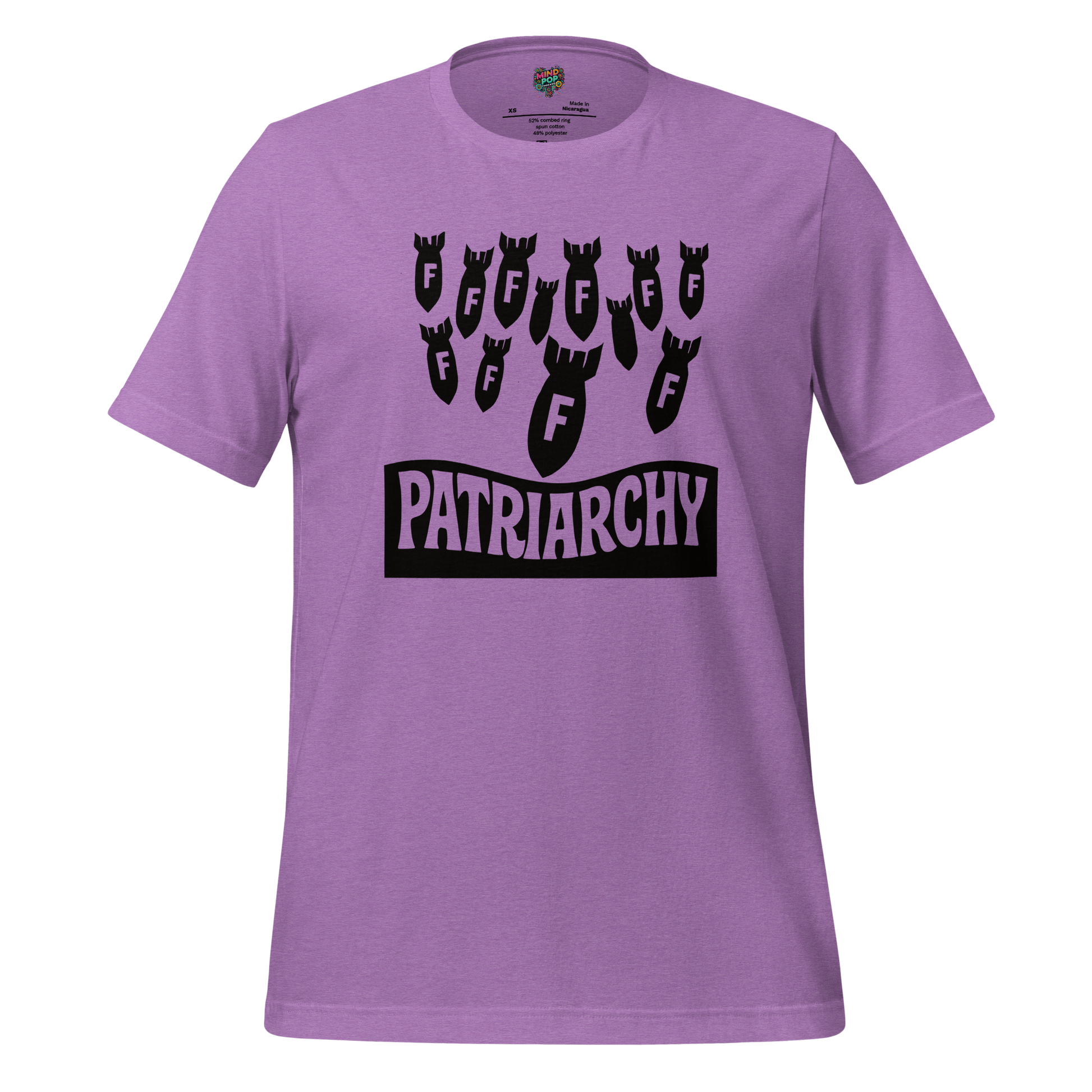 Smash the Patriarchy Shirt Heather Team Purple