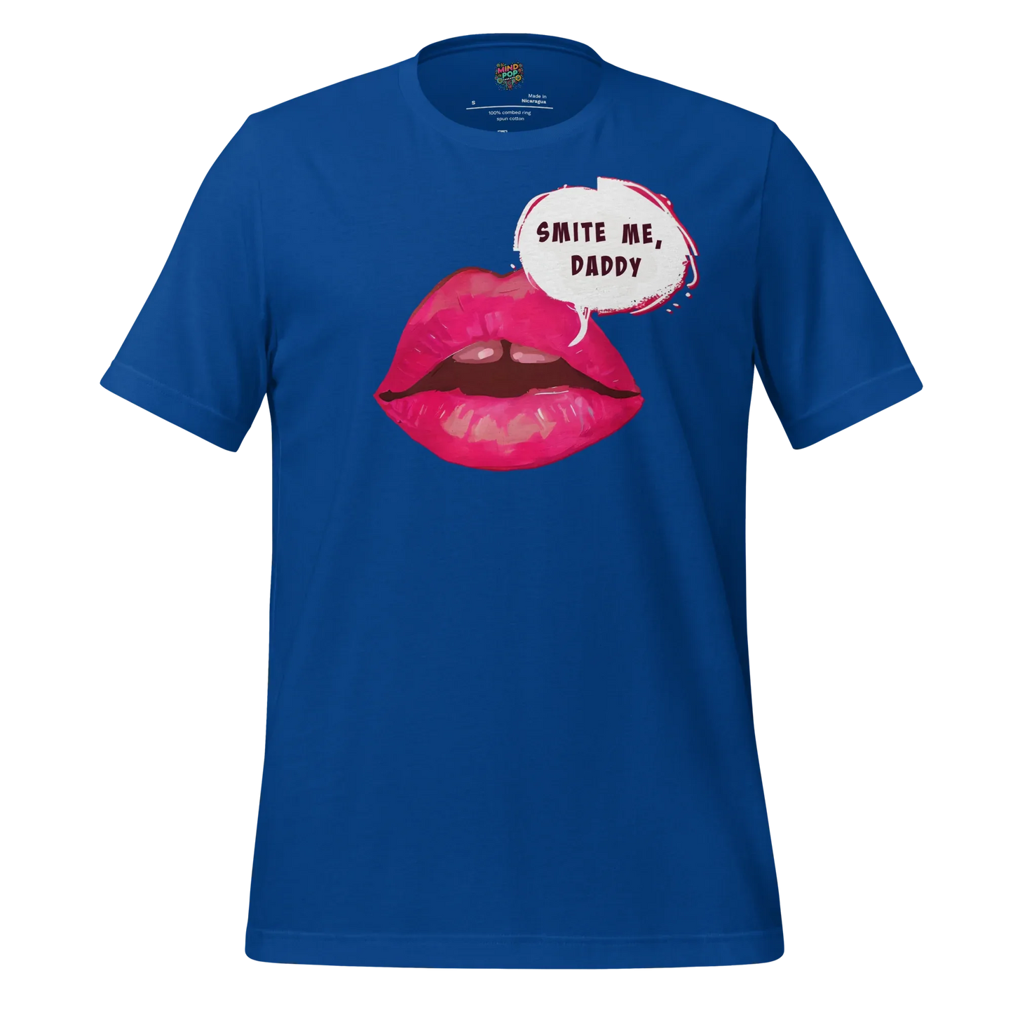 Smite Me Daddy Tee — Blasphemous Humor Graphic True Royal