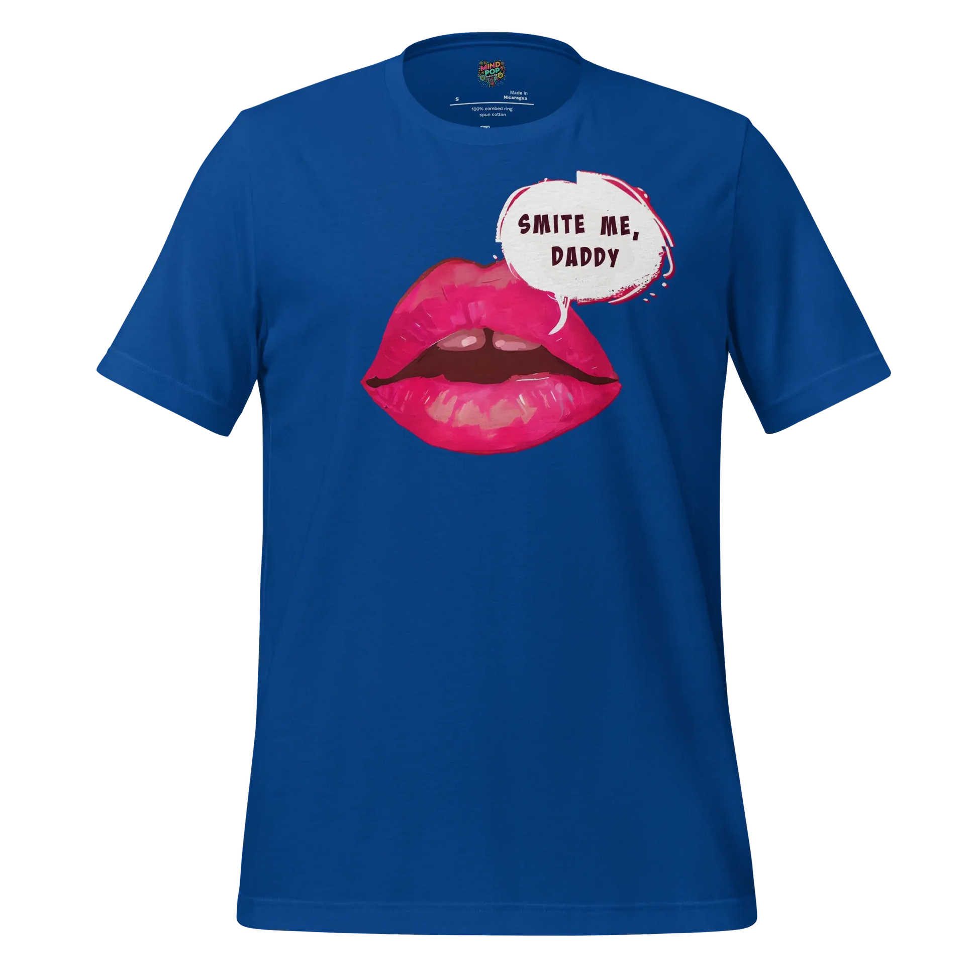Smite Me Daddy Tee — Blasphemous Humor Graphic True Royal