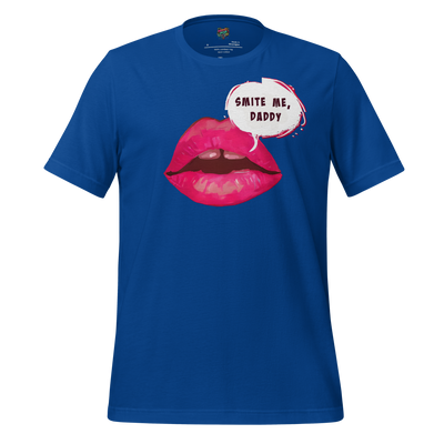 Smite Me Daddy Tee — Blasphemous Humor Graphic True Royal