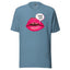 Sod Off Bold Lip Graphic Shirt Steel Blue